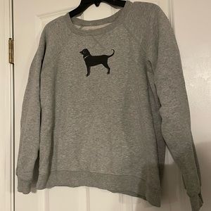 The Black Dog Grey Crewneck Sweatshirt, Size: Small